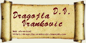 Dragojla Vranković vizit kartica